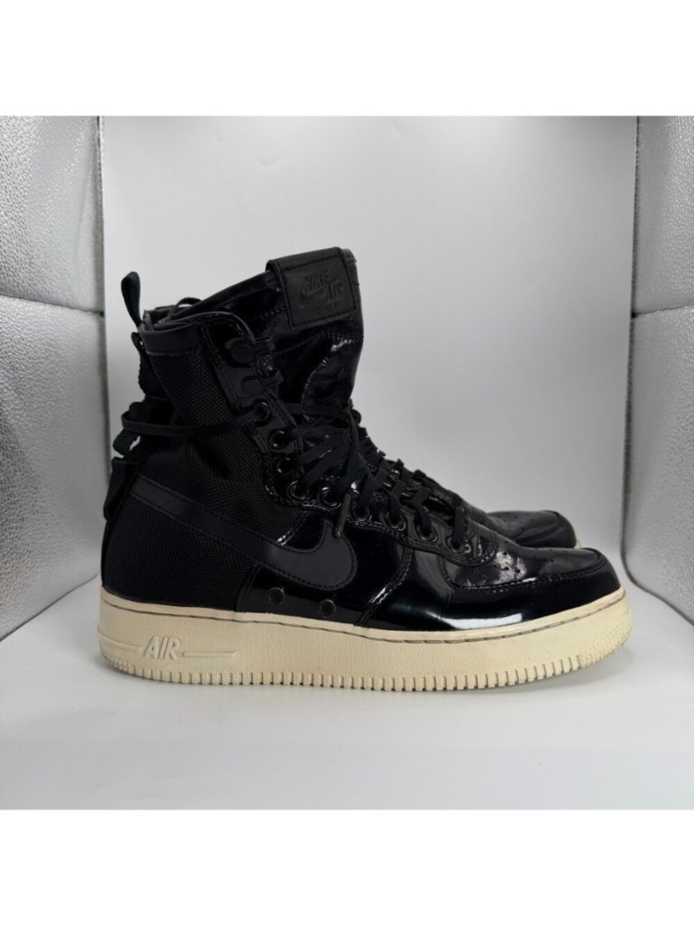 Nike SF Air Force 1 High Ruby Boots Shoes Women Size 10 Rose Black AJ0963-001